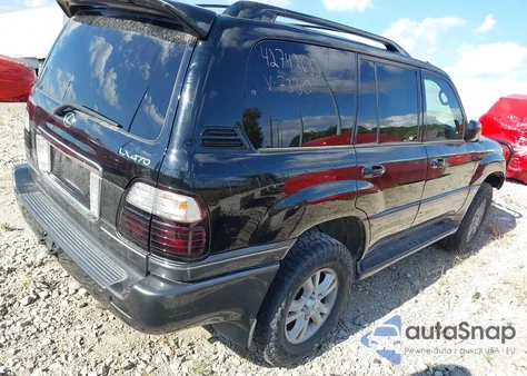 2004 Lexus Lx 470 из США, поврежденный, VIN JTJHT00W343547330